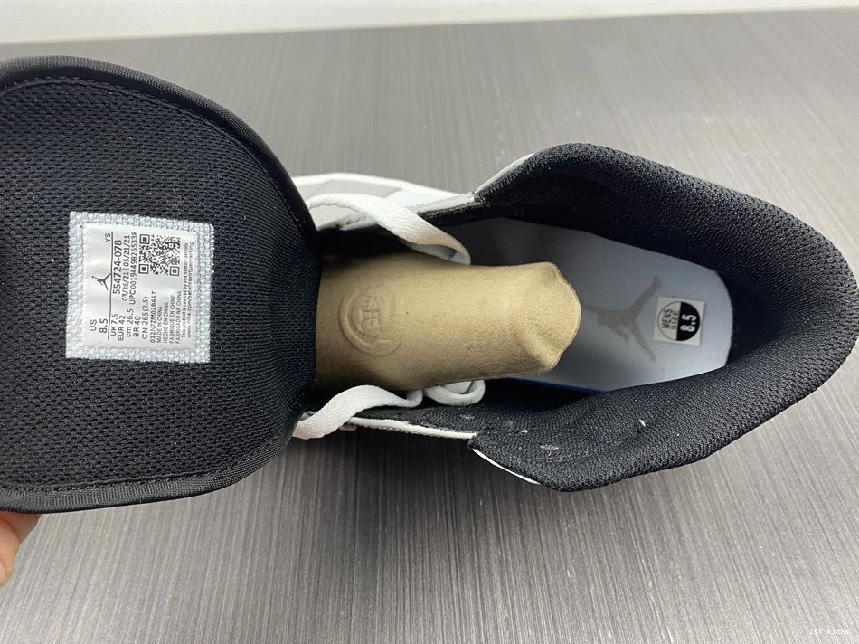 Jordan Smoke 1 Grey 554724-078 Air Mid Light 1115